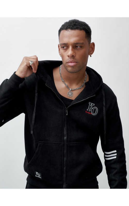 Утеплённый мужской спортивный костюм с начёсом.