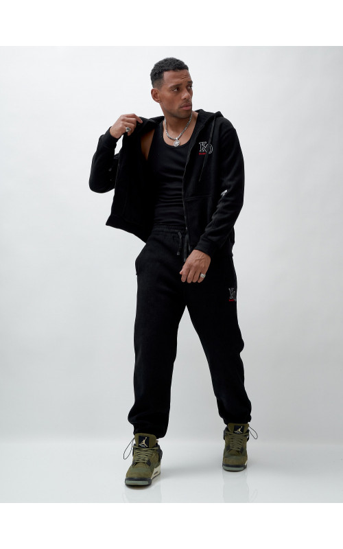 Утеплённый мужской спортивный костюм с начёсом.