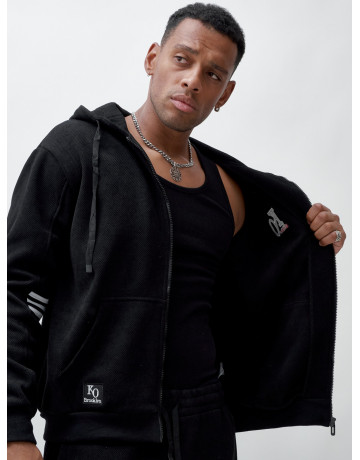 Утеплённый мужской спортивный костюм с начёсом.