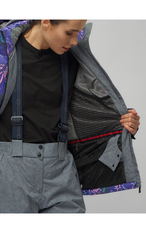 Женский горнолыжный костюм зимний