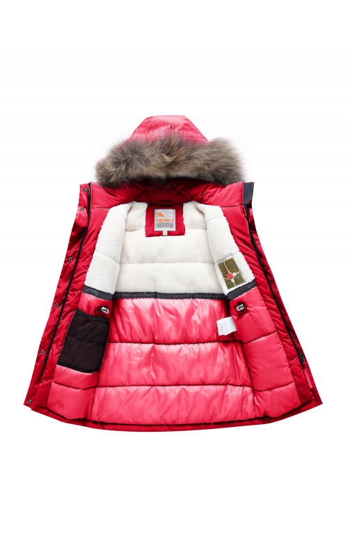 Детская зимняя куртка-парка для девочки.