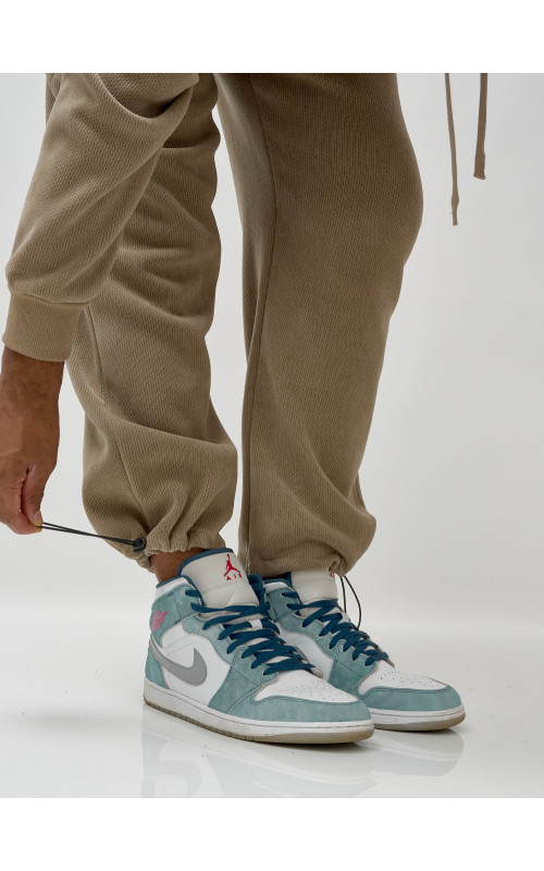 Мужской утеплённый спортивный костюм с начёсом для осени