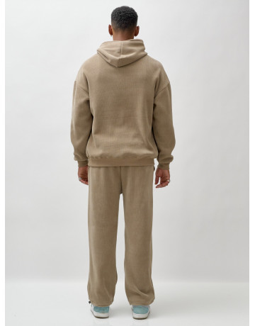 Мужской утеплённый спортивный костюм с начёсом для осени