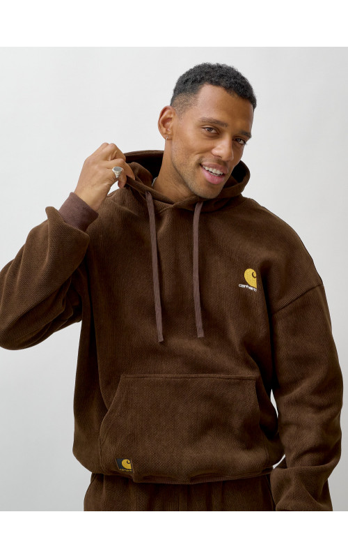 Мужской утеплённый спортивный костюм с начёсом для осени.