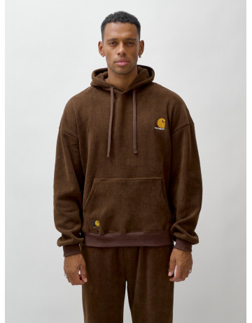 Мужской утеплённый спортивный костюм с начёсом для осени.