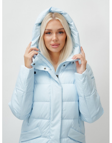 Женский зимний пуховик с капюшоном
