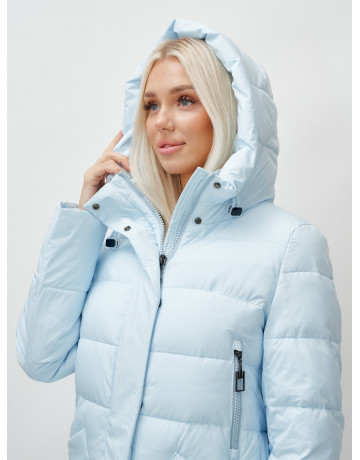 Женский зимний пуховик с капюшоном