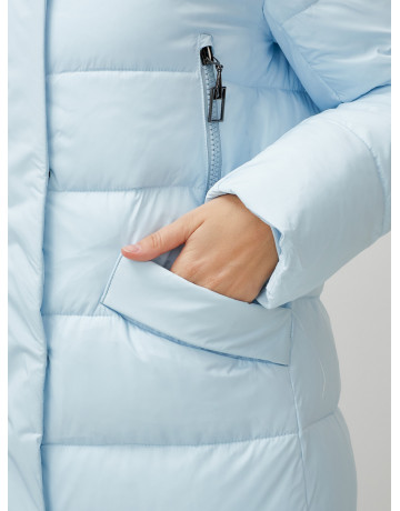 Женский зимний пуховик с капюшоном