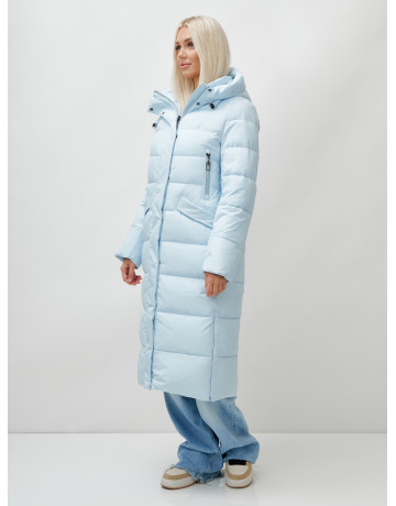 Женский зимний пуховик с капюшоном