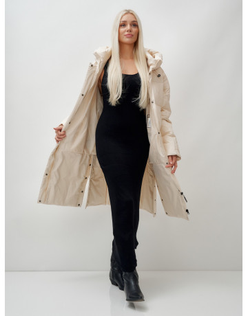 Длинный зимний пуховик для женщин