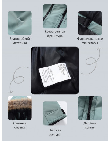 Мужская зимняя парка с мехом енота для холодной погоды