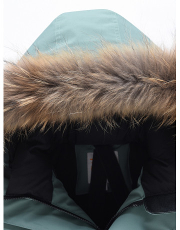 Мужская зимняя парка с мехом енота для холодной погоды