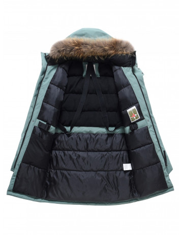 Мужская зимняя парка с мехом енота для холодной погоды