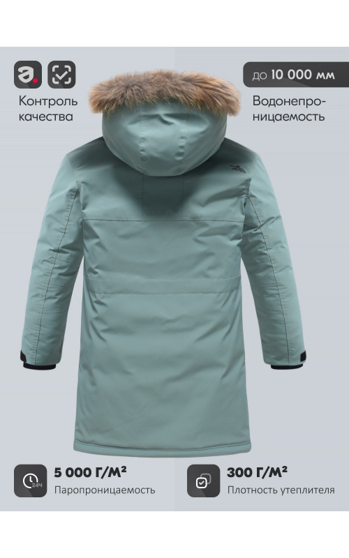 Мужская зимняя парка с мехом енота для холодной погоды