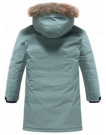 Мужская зимняя парка с мехом енота для холодной погоды