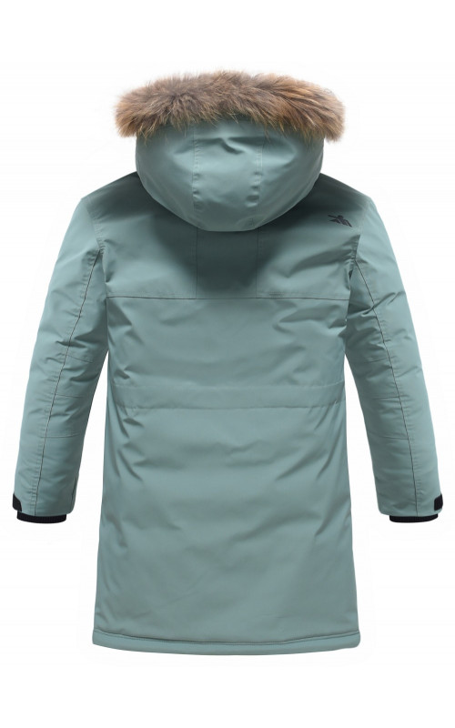Мужская зимняя парка с мехом енота для холодной погоды