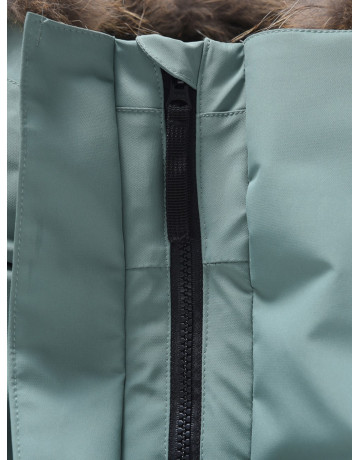 Мужская зимняя парка с мехом енота для холодной погоды