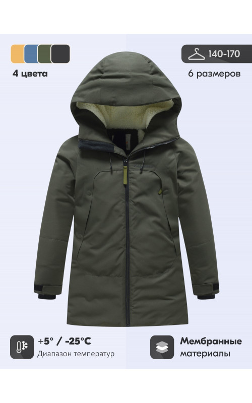 Зимняя парка для мальчика-подростка.
