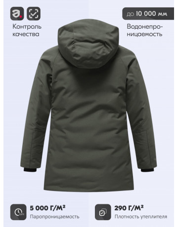 Зимняя парка для мальчика-подростка.