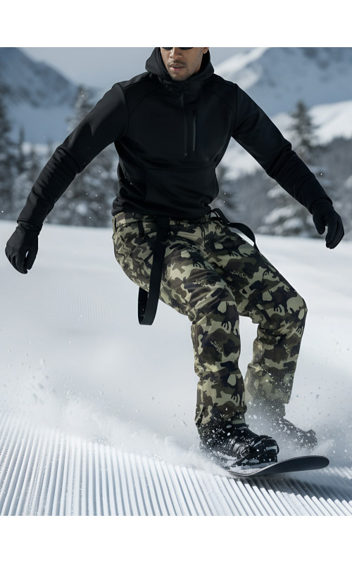 Горнолыжные брюки мужские утеплённые.