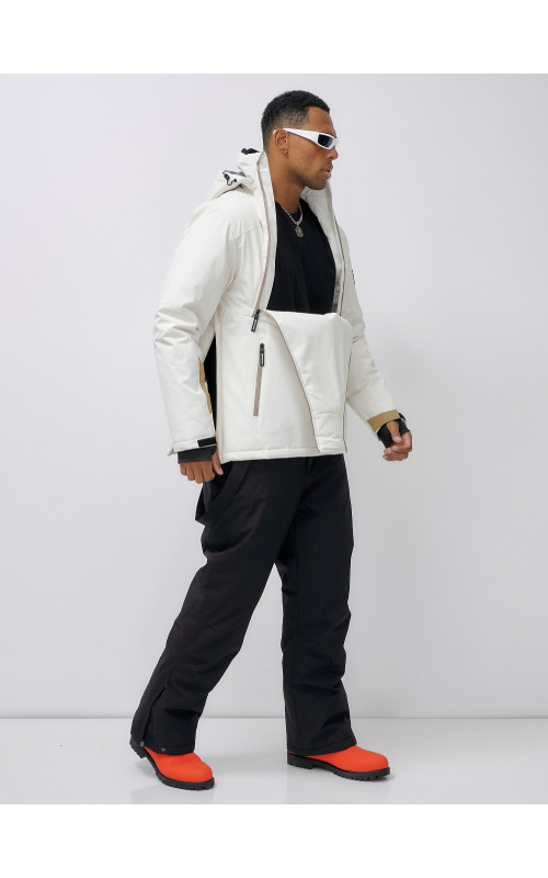 Мужской горнолыжный костюм: куртка-анорак и полукомбинезон