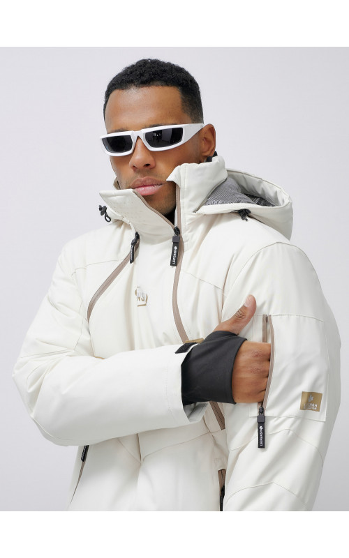 Мужской горнолыжный костюм: куртка-анорак и полукомбинезон