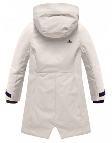 Зимняя парка для девочки-подростка с меховой подкладкой.