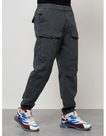 Мужские брюки карго зауженного кроя.