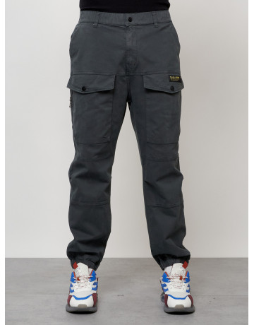 Мужские брюки карго зауженного кроя.