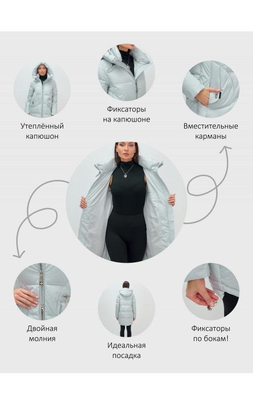 Модная зимняя куртка с капюшоном для женщин и подростков.