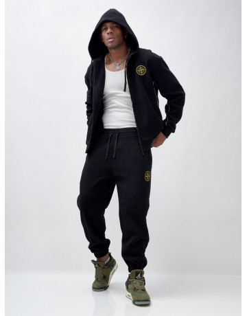 Утеплённый демисезонный костюм для мужчин свободного кроя.