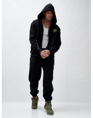 Утеплённый демисезонный костюм для мужчин свободного кроя.