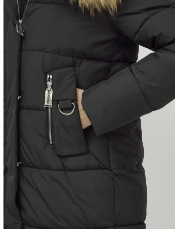 Женская зимняя куртка премиум-класса с мехом енота.