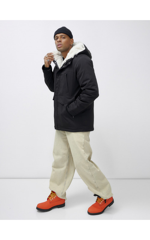 Мужская зимняя парка для активного отдыха.