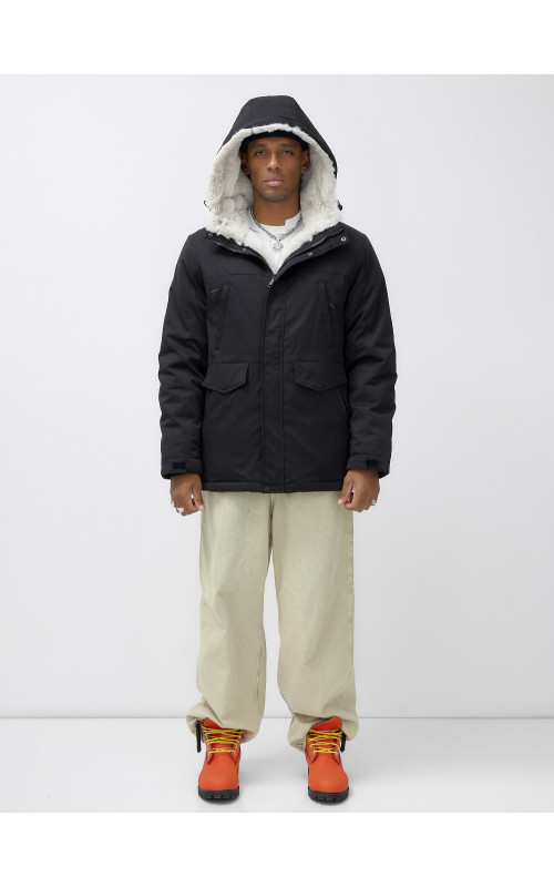 Мужская зимняя парка для активного отдыха.