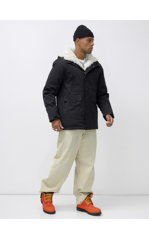 Мужская зимняя парка для активного отдыха.