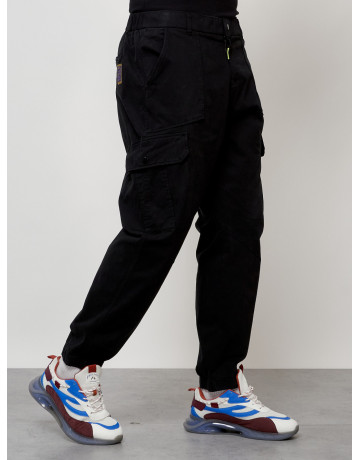 Мужские брюки карго зауженного кроя.