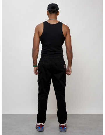 Мужские брюки карго зауженного кроя.