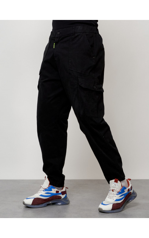 Мужские брюки карго зауженного кроя.