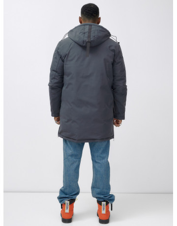 Мужская зимняя парка большого размера для холодной погоды