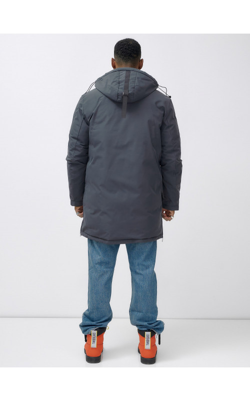 Мужская зимняя парка большого размера для холодной погоды