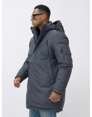 Мужская зимняя парка большого размера для холодной погоды