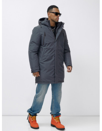 Мужская зимняя парка большого размера для холодной погоды