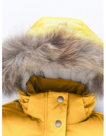 Зимняя детская куртка-парка для девочки.