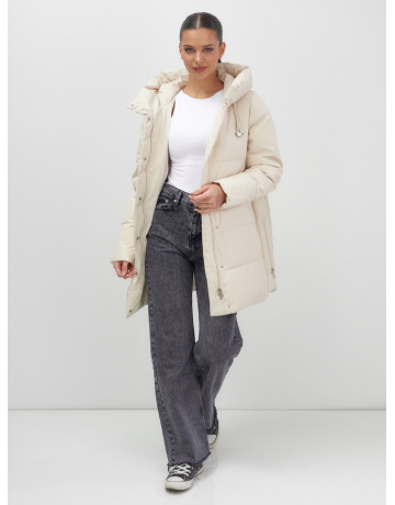 Утеплённая женская куртка с капюшоном для осени и зимы.