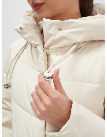 Утеплённая женская куртка с капюшоном для осени и зимы.