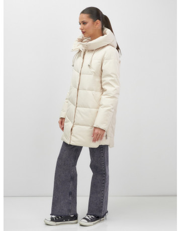 Утеплённая женская куртка с капюшоном для осени и зимы.