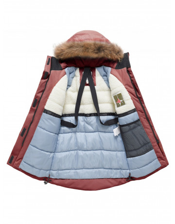 Зимняя парка для девочки-подростка, стильная и практичная.