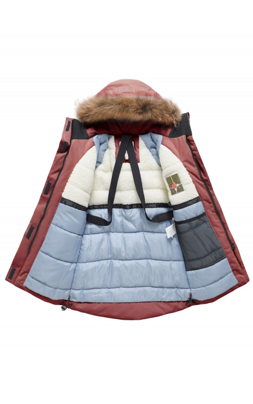 Зимняя парка для девочки-подростка, стильная и практичная.