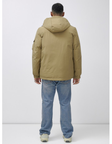 Мужская зимняя куртка большого размера с регулируемым капюшоном